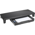 Kensington SmartFit Monitor Stand With Drawer K55725EU Height Adjustable 30 " 550 x 240 x 130 mm Black