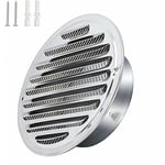 Acier Inoxydable Rond Grille de Ventilation de Tuyau D'échappement 150mm, Capot de Sortie D'air, Grille D'évacuation D'air Ronde, Hotte de