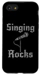 Coque pour iPhone SE (2020) / 7 / 8 Singing Rocks, chanteur chanteur musicien rock Goth