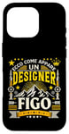 Coque pour iPhone 16 Pro Un Designer Figo - Idee Regalo Per Graphic Designer