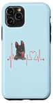 iPhone 11 Pro Kai ken Tora dog My Heartbeat EKG Dogs My Cardio Case