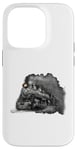 Coque pour iPhone 14 Pro Locomotive à vapeur Train Train Train Big-Boy Train 4014