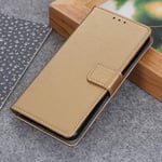 Phone Case for Oppo Find X3 Lite, Sturdy Practical Oppo Find X3 Lite Phone Case, Magnetic Flip Wallet Case for Oppo Find X3 Lite, Gold