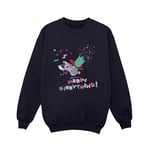 Disney Herr Lilo And Stitch Angel Merry Everything Sweatshirt S Navy Blue S