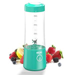 Mulli Portable Blender,Usb Personal Mixer for Smoothie and Shakes, Mini Blender with Six Blades for Baby Food,Travel,Gym and More