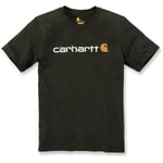 Carhartt - T-shirt homme Core logo 103361 - Noir - l - Noir