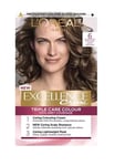 3 X L'Oreal Excellence Creme Triple Care Colour 6 Natural Light Brown