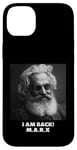 Coque pour iPhone 14 Plus JE SUIS DE RETOUR, Karl Marx, communiste, cool Marx