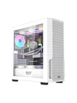 Darkflash Computer case DF2100 + 4 ARGB fans (white) - Kabinet - Miditower - Hvid