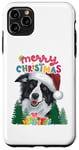 iPhone 11 Pro Max Merry Xmas Border Collie Pjs Mum and Dad Christmas Card Tee Case