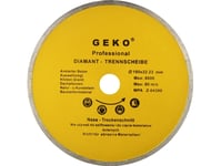 Geko Diamantklinga 180 Mm X 22,23 Solid (G00243)