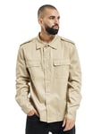 Brandit Men's us Shirt Long Sleeve, Beige, XXXXXXXL