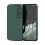 Samsung Galaxy S22 Coque de Protection Souple et Flexible en Gel de Silicone avec Protection Anti-Chute pour Appareil Photo Samsung Galaxy S22 Vert Mousse