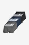 Jack & Jones - Boxerkalsonger jacSolid Trunks 12-pack - Blå