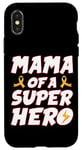 iPhone X/XS Childhood Cancer Mama Of A Superhero Family Ribbon Case