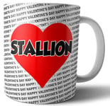 Stallion Mug Valentines Day Gift For Him Boyfriend Husbands Partner Lover