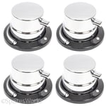 LEISURE FLAVEL Genuine Oven Cooker Top Burner Control Knob Switches x 4