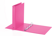 Raccoglitore Europa  Formato Interno 22x30 Cm 4 Anelli Tondi D.30 Mm Rosa | Favo