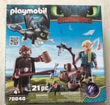 BOITE PLAYMOBIL PLAYMO 70040 DRAGONS HAROLD ET ASTRID