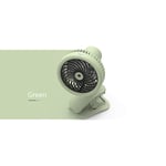 360° Portable Usb Fan With Humidifer Air Purifier Rechargeable 1200 Mah Desktop Mini Fans 3 Speed Super Mute Cooler Cooling-Green