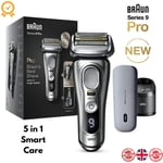 Braun Series 9 Pro Shaver with Cleaning Centre and Power Case 5-in-1 Care 9477cc