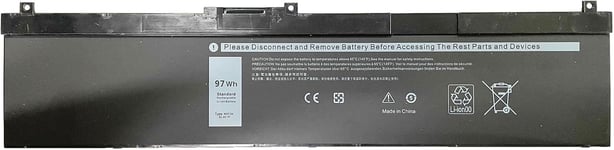 11.4V 97Wh NYFJH 0WNRC Batteries d'ordinateur Portable pour Dell Precision 7530 P74F 7730 P34E 7540 7740 Series GW0K9 00WNRC 0GW0K9