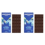 Montezuma's Fitzroy, 74% Cocoa, Dark Chocolate, Gluten Free, Naturally Vegan & Organic, 90g Bar (Pack of 2)