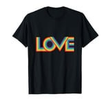 Love Shirt Love in the Colors of the Rainbow T-Shirt