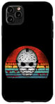 iPhone 11 Pro Max Scary Horror Movie Hockey Mask Retro Sunset Case