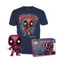 Marvel - Booble Head Pop N° Xx - Deadpool Hld + T-Shirt (L)