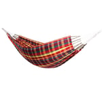 Hamac double madras rouge