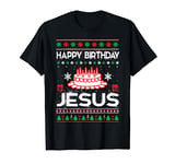 Funny Christian Christmas Happy Birthday Jesus T-Shirt