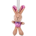 VNASKH Car Pendant Plush Long-eared Rabbit Automobiles Rear View Mirror Charms Hanging Gifts Home Decoration Ornaments