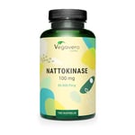 Vegavero Nattokinase 2000 FU – 100 mg | 180 Capsules | 100% Natural from Fermented SOYA Bean Extract | Enzyme from Japanese Natto | NO Additives | Vegan