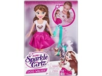 Sparkle Girlz Sparkle Girlz Doll Dog Walker, 10065