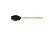 Le Creuset Craft Spatula Spoon, 29 cm, Silicone, Black Onyx, 42104291400000