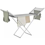 NEW! Electric Extendable Heated Folding Clothes Horse Airer Dryer Heated Wings