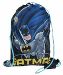 DC Comics Batman Blueprints Trainer Gym Pe Sports Kit Swim Drawstring Bag New