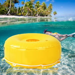 (yellow)Scuba Diving Sea Surface Marker Buoy Free Diving Inflatable FlaG SLS