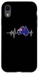 iPhone XR Flag Country Heartbeat Australia Australian Flags World Map Case