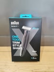 Braun Series XT3 Shaver - 4D One Tool Shave Trim Style - Mens Shaver - New