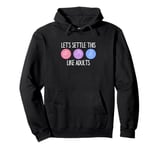 Funny Rock Paper Scissors Cute Old-School Decision Games Pullover Hoodie