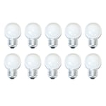 10 X Ampoule Goutte 40W E27 Opale MATT Lampe Boule Ampoule 40 Watt