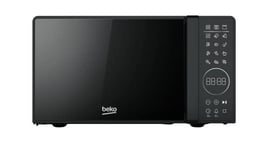 Beko - MGC20130BFB - Four à micro-ondes avec grill 20 litres, 1000 W, minuterie numérique, installation libre, 10 niveaux de puissance - Noir