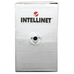 Intellinet Câble CAT5e (UTP) en bobine, Boîte de 305 m, gris, 24 AWG, monobrin - Câble en vrac - 305 m - UTP - CAT 5e - solide - gris