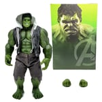 Avengers Superhero Giant Hulk Clothed Remove 16.5" Action Figure Model Toy Gift