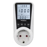 Compteur d'énergie Wattmètre Compteur d'électricité Moniteur d'énergie GreenBlue GB350 F wattmètre prise schuko