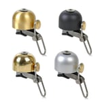 Bike Bell | Classic Brass Handlebar-Mounted Bell - Ring Your Bicycle Bell While Braking, Turning and Changing Gear While in Full Control and on All Bikes?Upgrade? (Black)