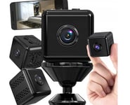 Mini Spy Camera Pieni WIFI 4K + Bracket Lewer