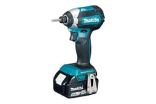 Makita DTD153RTJ - støddriver - ledningfri - 2 batterier